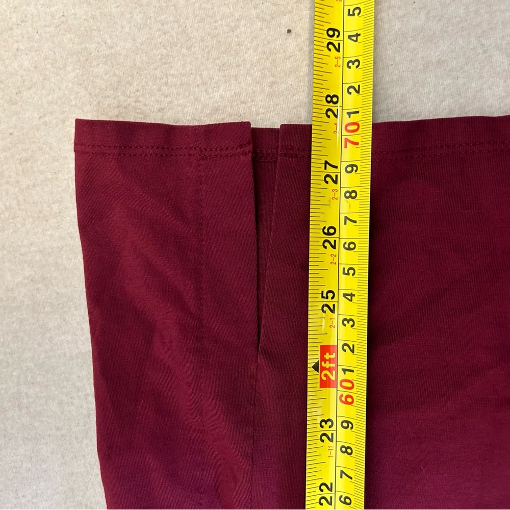 J. Jill Luxe Supima‎ forward seam tunic Maroon size XL Petite - Picture 7 of 7